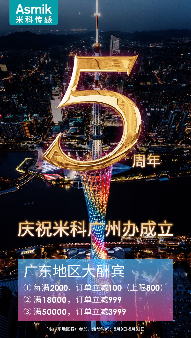 慶祝廣州辦事處成立5周年，全場(chǎng)滿減，感恩回饋